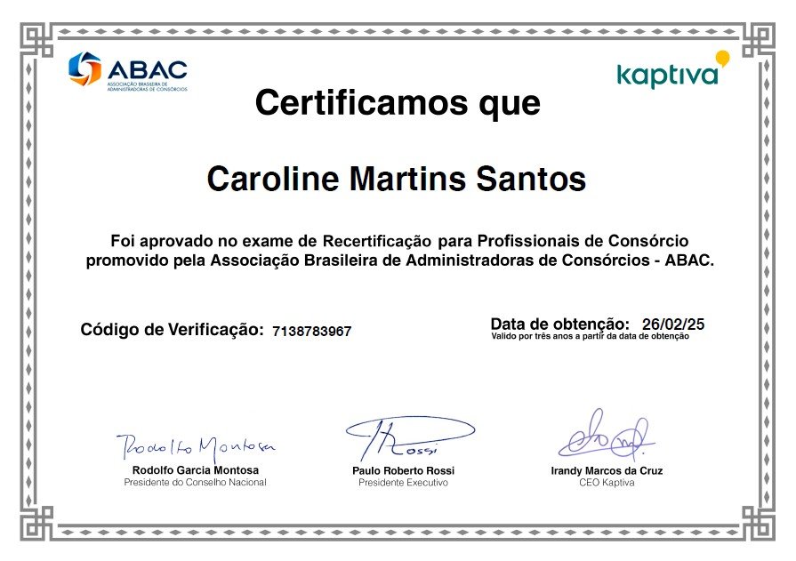 certificado
